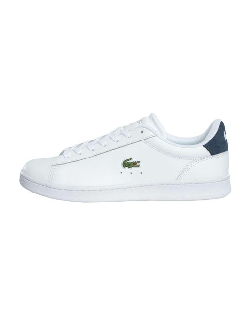 Lacoste Blue Carnaby Set 224 1 Sma Leather Trainers for men