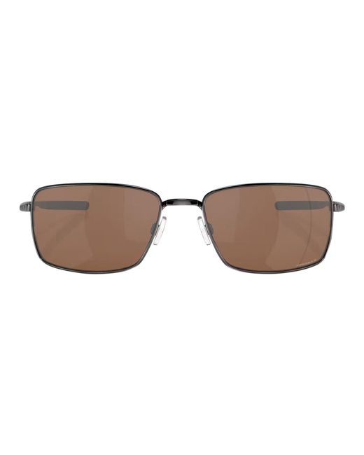 Oakley Brown Square Wire Sunglasses for men