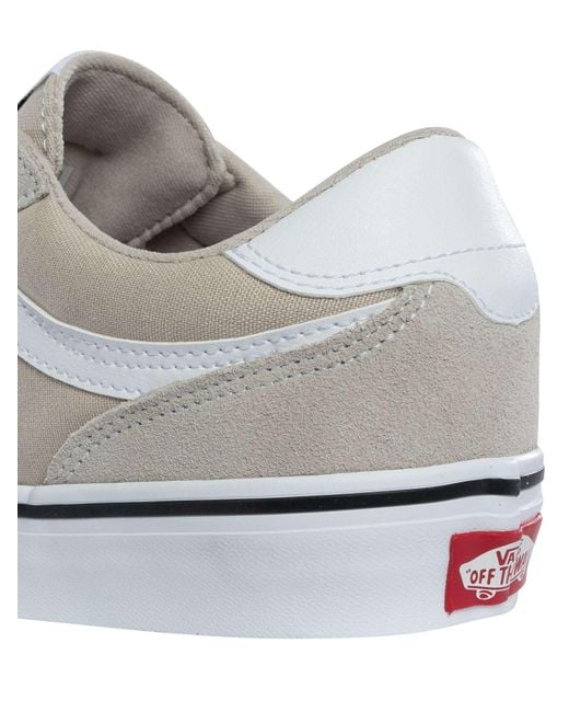 Vans White Brooklyn Canvas Trainers for men