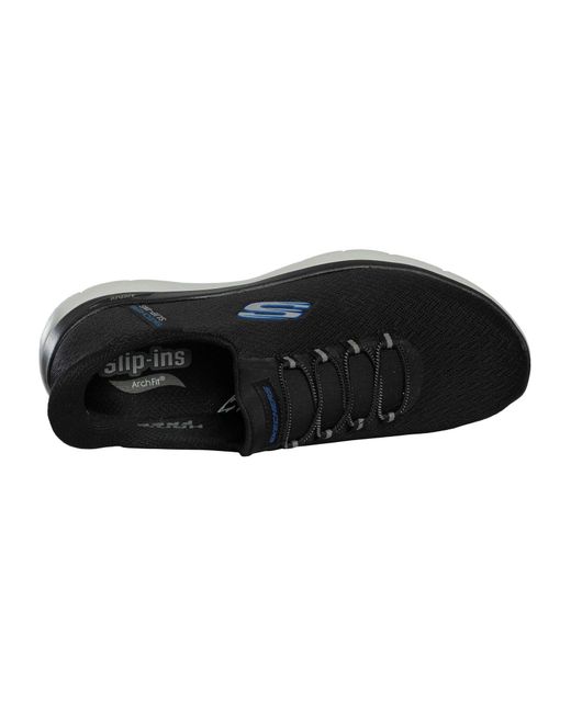 Skechers Black Arch Fit Summits Trainers for men
