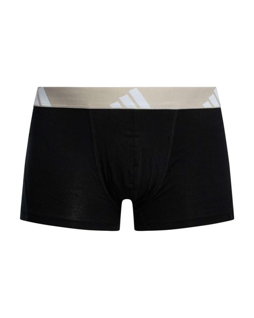 Adidas Black 5 Pack Active Flex Cotton Trunks for men