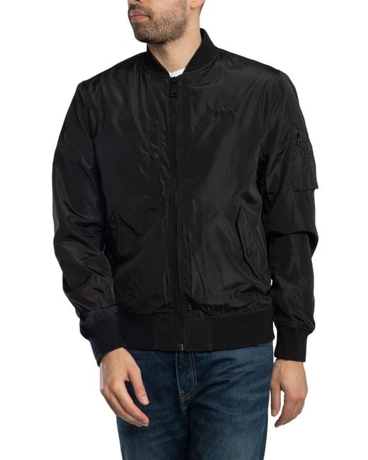 Schott Nyc Black Airstar Lightweight Bomber Jacket for men