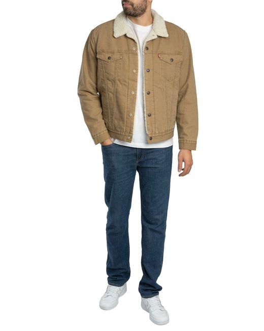 Levi's Natural Type 3 Sherpa Trucker Jacket for men