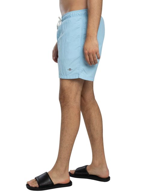 Gant Blue Logo Swim Shorts for men