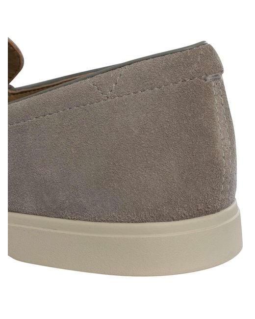 Clarks Gray Torford Easy Loafers for men