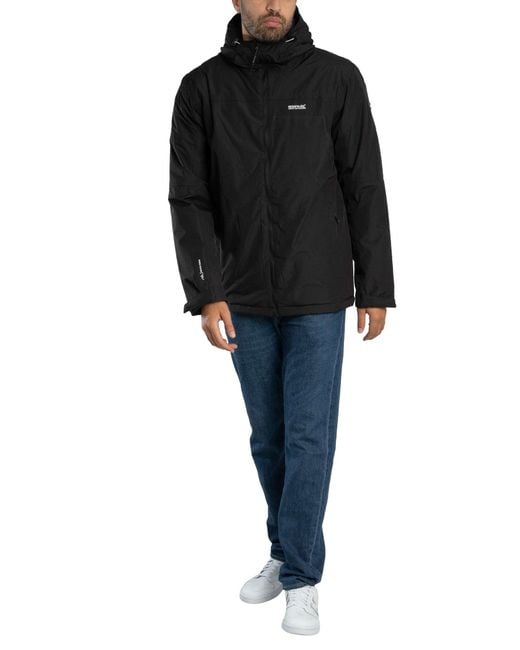 Regatta Black Thornridge Waterproof Insulated Jacket for men