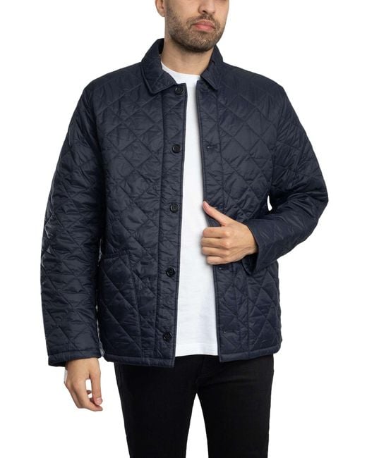 Barbour Blue Tyne Liddesdale Quilted Jacket for men