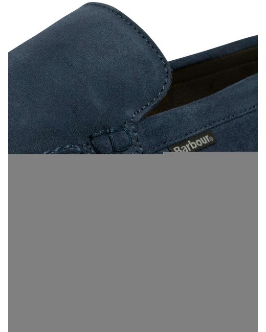 Barbour Blue Carty Suede Loafers for men