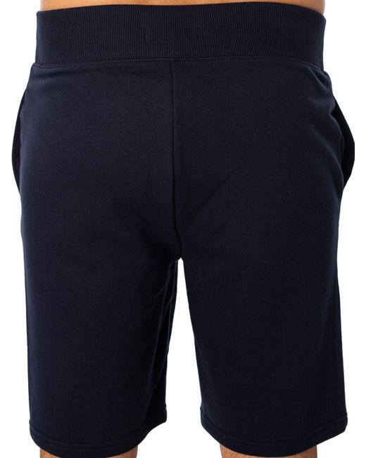 Tommy Hilfiger Blue Lounge Stripe Sweat Shorts for men