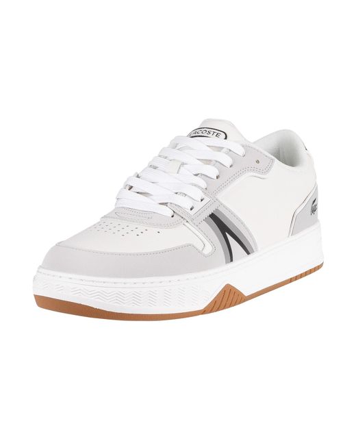 Lacoste L001 0722 2 Sma Leather Trainers in White for Men - Save 29% ...