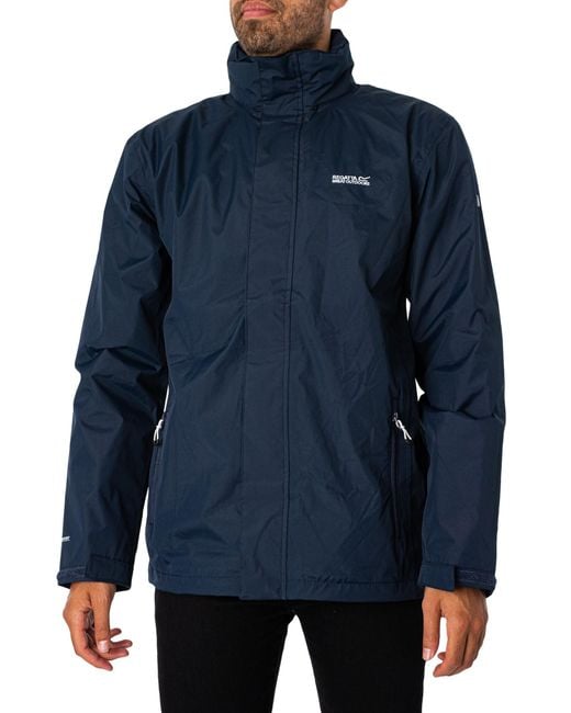 Regatta Blue Matt Waterproof Jacket for men