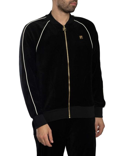 Fila Black Fella Velour Jacket for men