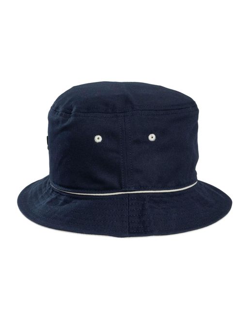 Lyle & Scott Blue Piped Bucket Hat for men