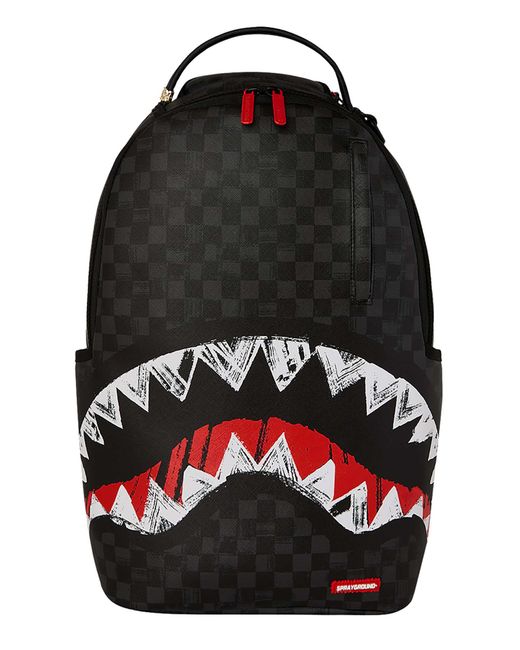 Sprayground Black 20l Scribble Shark Back for men