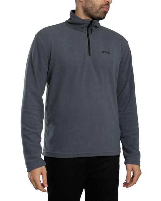 Regatta Blue Thompson Fleece Zip Sweatshirt for men