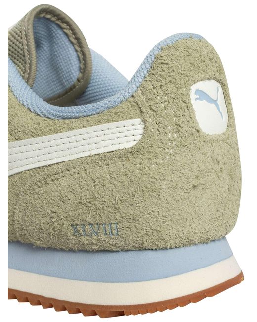PUMA White Roma Anniversario Suede Trainers for men