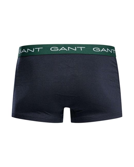 Gant Blue 3 Pack Trunks for men