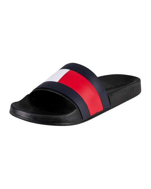 tommy hilfiger flag pool sliders