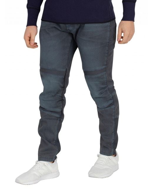 G-Star RAW Dark Aged Motac 3d Slim Jeans in Blue for Men | Lyst