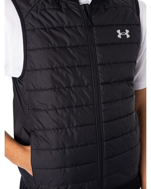 Under Armour Black Storm Insulated Run Gilet for men
