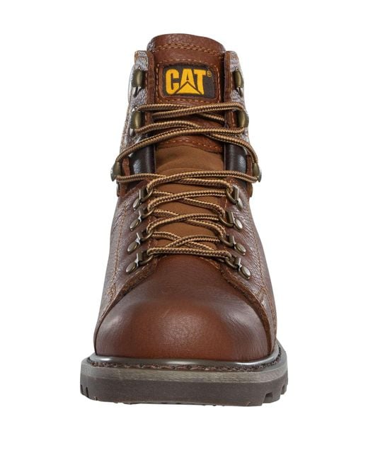 Caterpillar Brown Arlington Wide Leather Boots for men