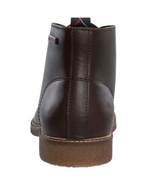 Barbour Brown Sonoran Cukka Leather Boots for men
