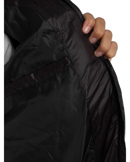 Sergio Tacchini Black Padova Puffer Jacket for men
