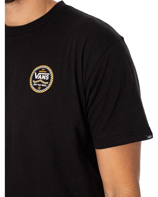 Vans Black Lokkit Back Logo Graphic T-shirt for men