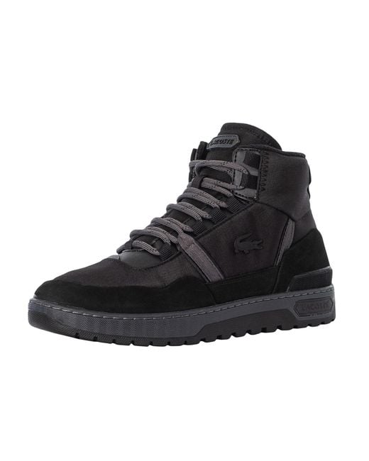 Lacoste Black T-clip Wntr Mid 222 2 Sma Sneaker for men