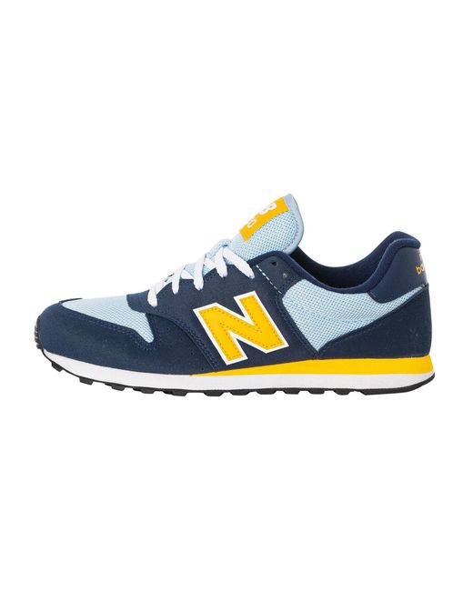 New Balance Blue 500 Suede Trainers for men