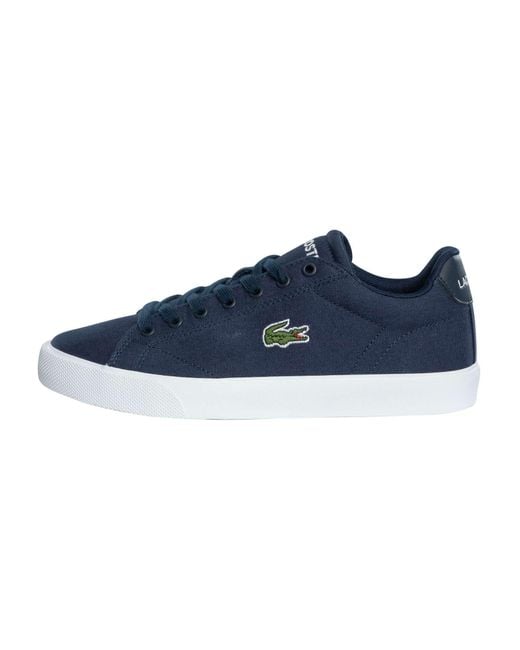 Lacoste Blue Lerond Set 125 1 Cma Canvas Trainers for men
