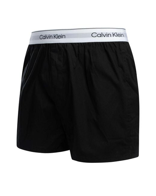 Calvin Klein Black 3 Pack Icon Slim Boxers for men