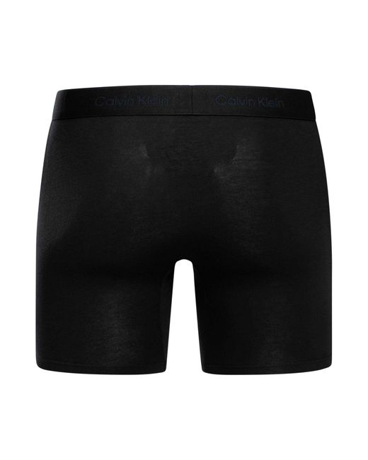 Calvin Klein Black 3 Pack Icon Boxer Briefs for men
