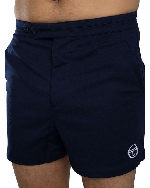Sergio Tacchini Blue Time Tennis Shorts for men