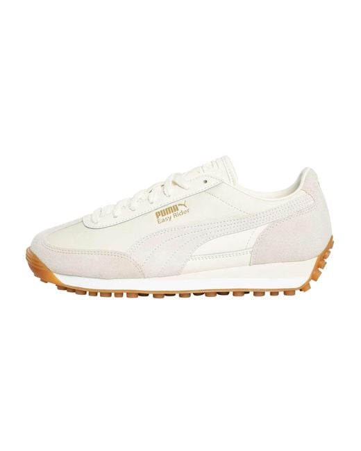 PUMA White Easy Rider Mix Trainers for men