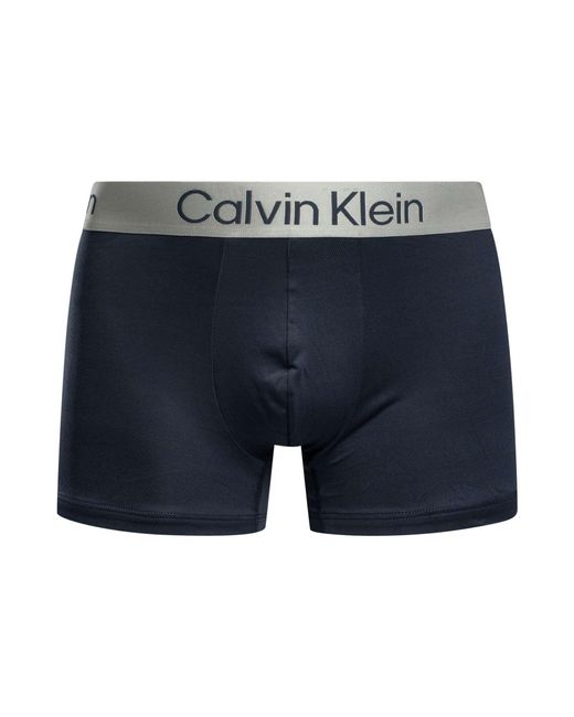 Calvin Klein Multicolor 3 Pack Brushed Microfiber Trunks for men