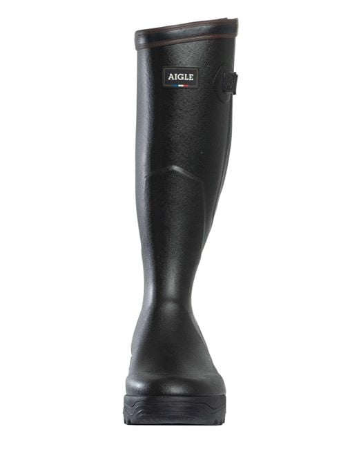 Aigle Black Parcours Var Wellington Boots for men