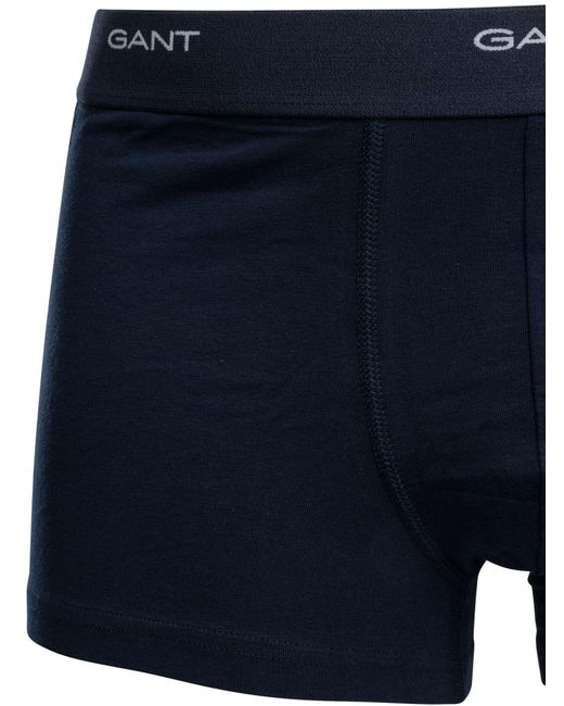 Gant Blue 3 Pack Core Trunks for men