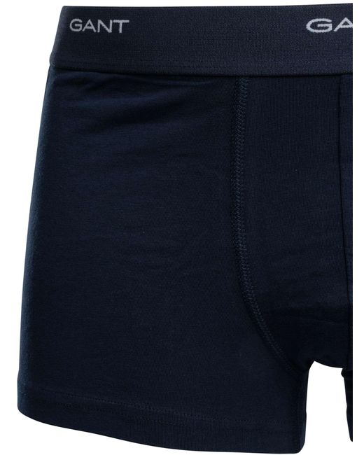 Gant Blue 3 Pack Core Trunks for men