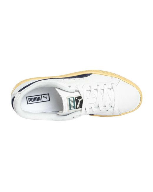 PUMA Multicolor Clyde Vintage Leather Trainers for men