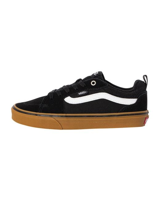 Vans Black Filmore Suede Trainers for men
