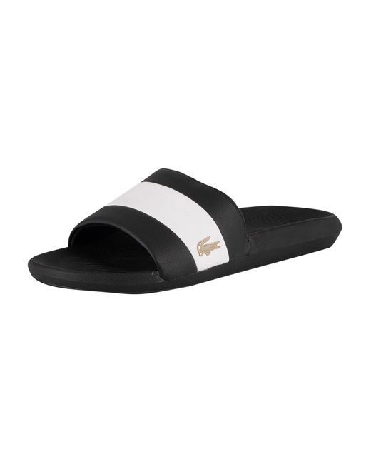 lacoste slides men