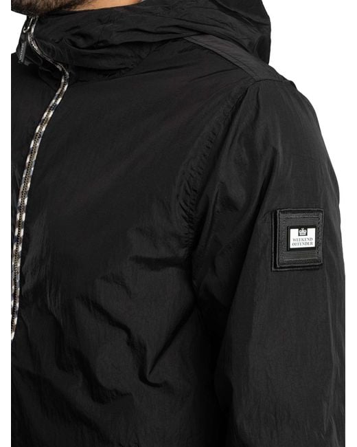 Weekend Offender Black Campania Check Jacket for men