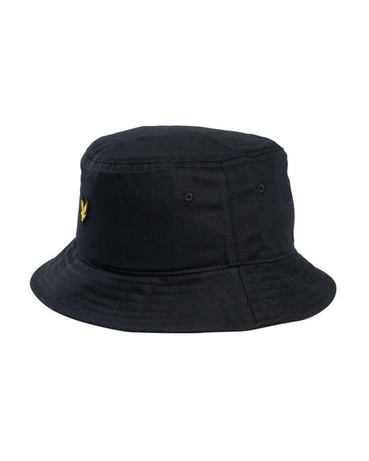 Lyle & Scott Blue Logo Bucket Hat for men