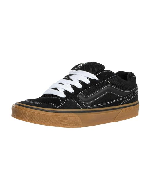 Vans Black Caldrone Suede Trainers for men