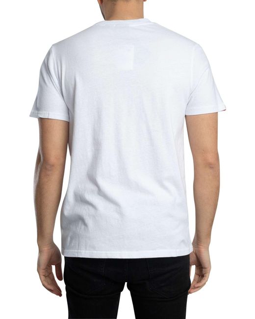Superdry White Vintage Logo Heritage Relaxed T-shirt for men