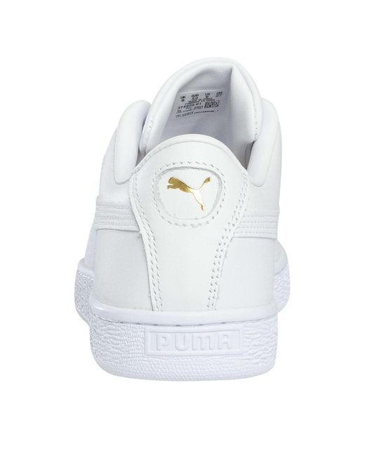 PUMA White Basket Classic Xxl Trainers for men