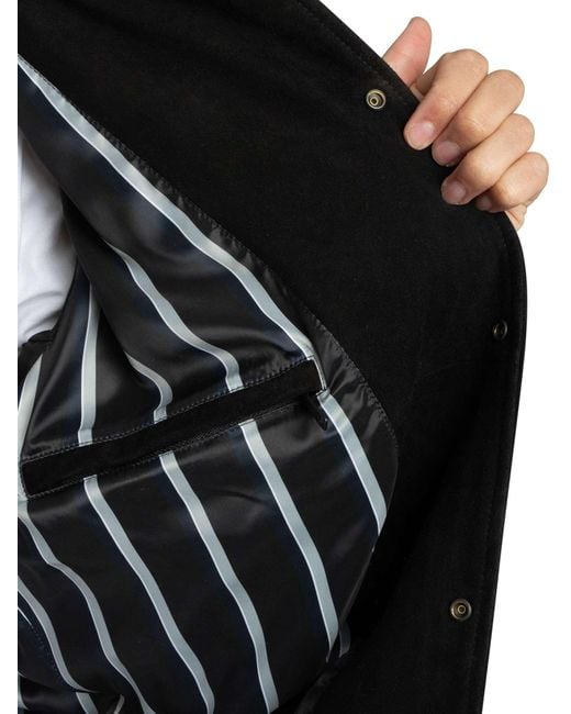 HUGO Black Ledam Suede Bomber Jacket for men