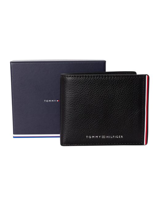 Tommy Hilfiger Corporate Mini Leather Wallet in Blue for Men Lyst