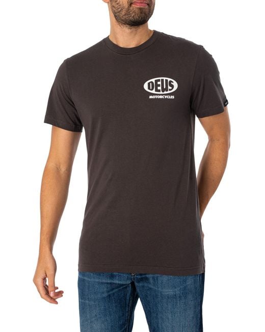 Deus Ex Machina Black Bellwhether T-shirt for men